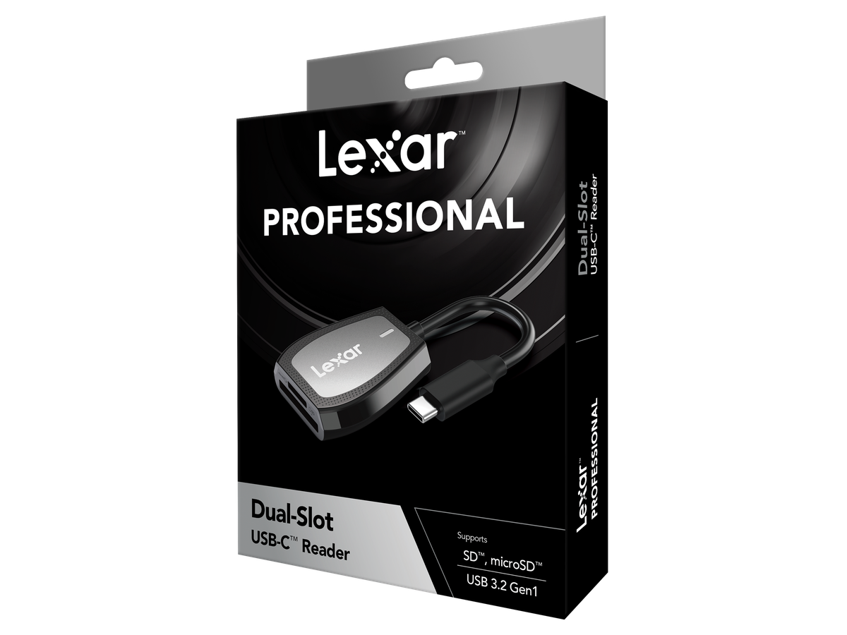 Lexar Dual Slot Card USB-C Reader