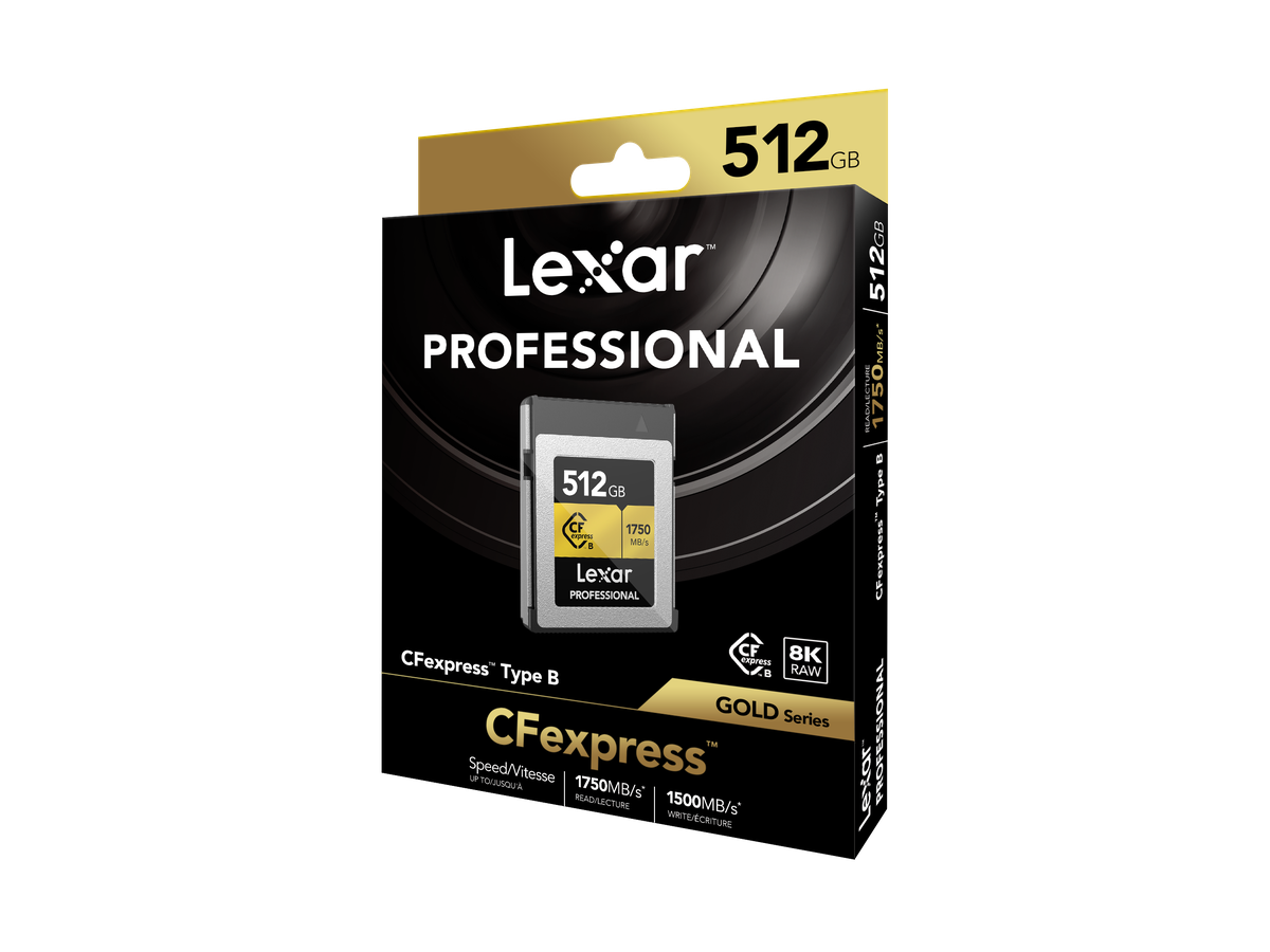 Lexar 1750MB/s CFexpress B 512GB  Gold