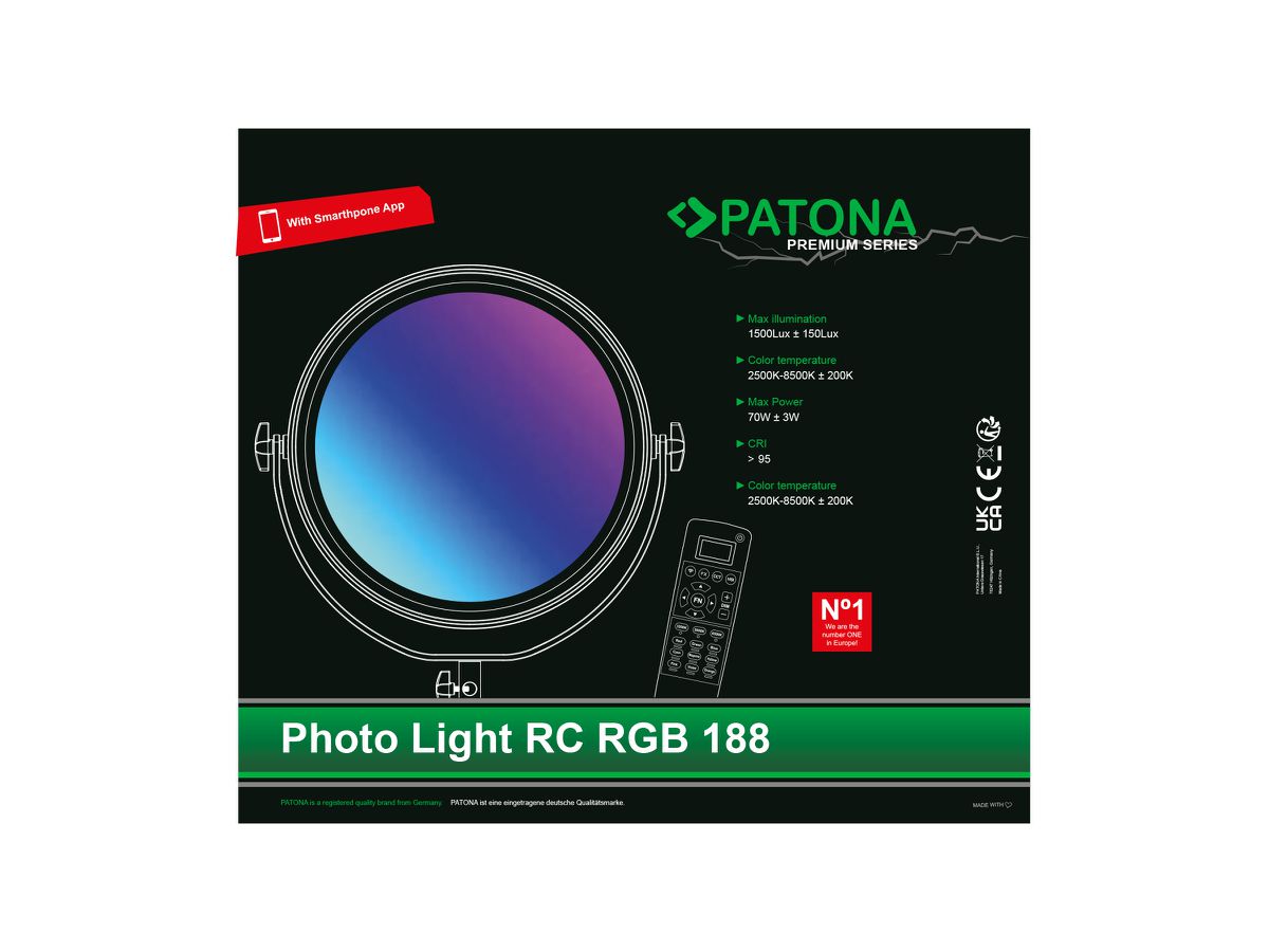 Patona RGB- 188A Soft Lampe APP