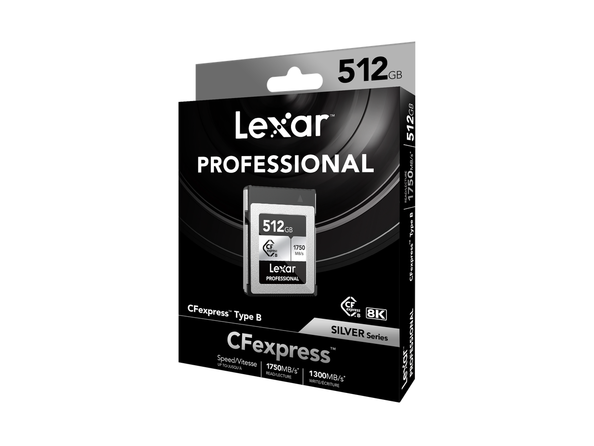 Lexar 1750MB/s CFexpress B 512GB Silver