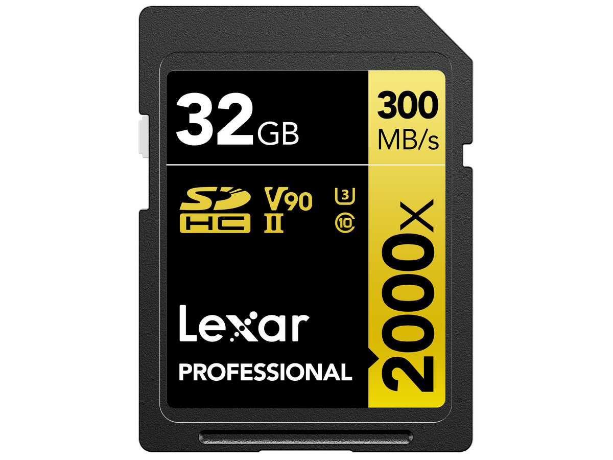 Lexar 2000x UHS-II SDHC 32GB Gold