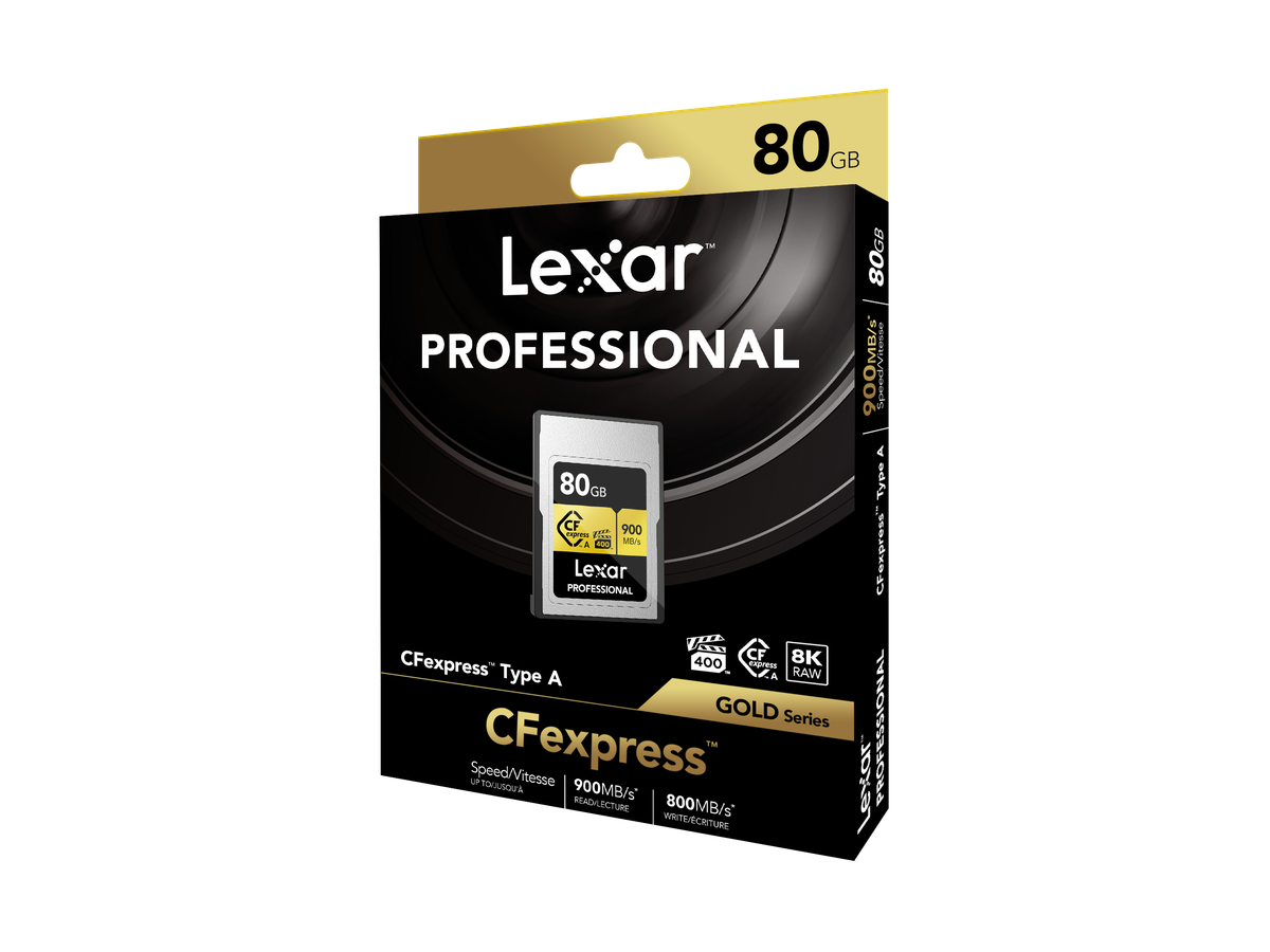 Lexar 900MB/s CFexpress A 80GB Gold