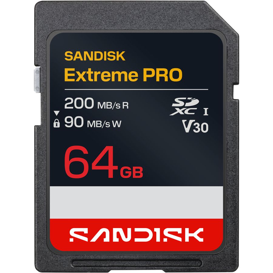 SANDISK Extreme PRO 200MB/s SDXC 64GB