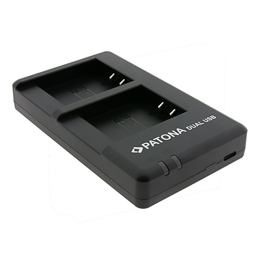 Patona Ladegerät Dual USB Ricoh DB-120