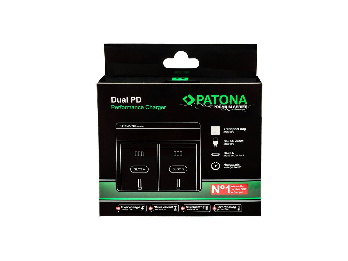 Patona Dual PD Canon LP-E17 USB-C