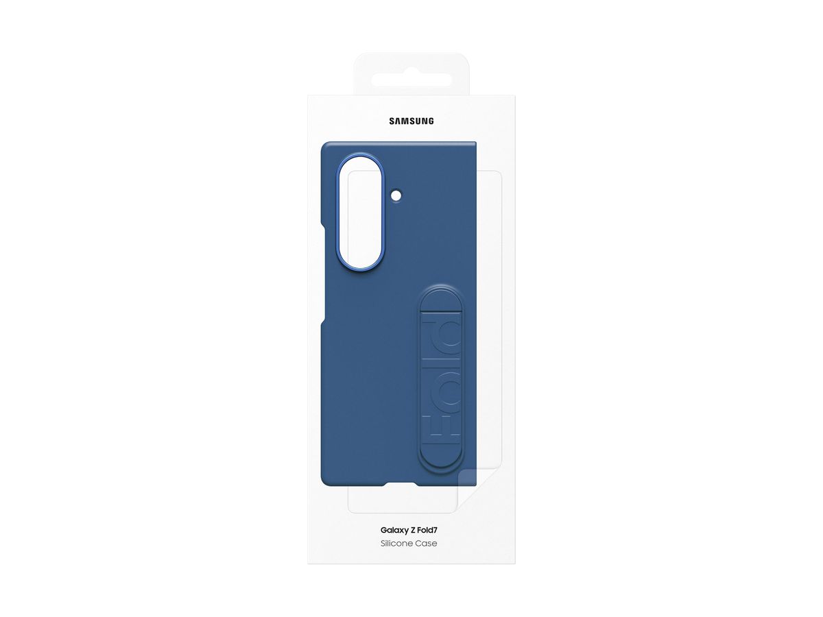 Samsung Fold 7 Silicone Case Blue