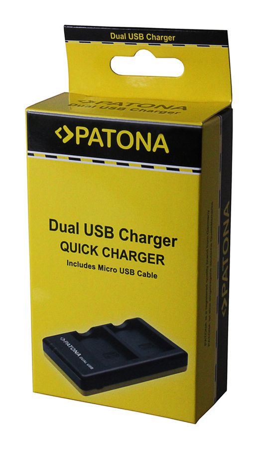 Patona Chargeur Dual USB Olympus Li-90