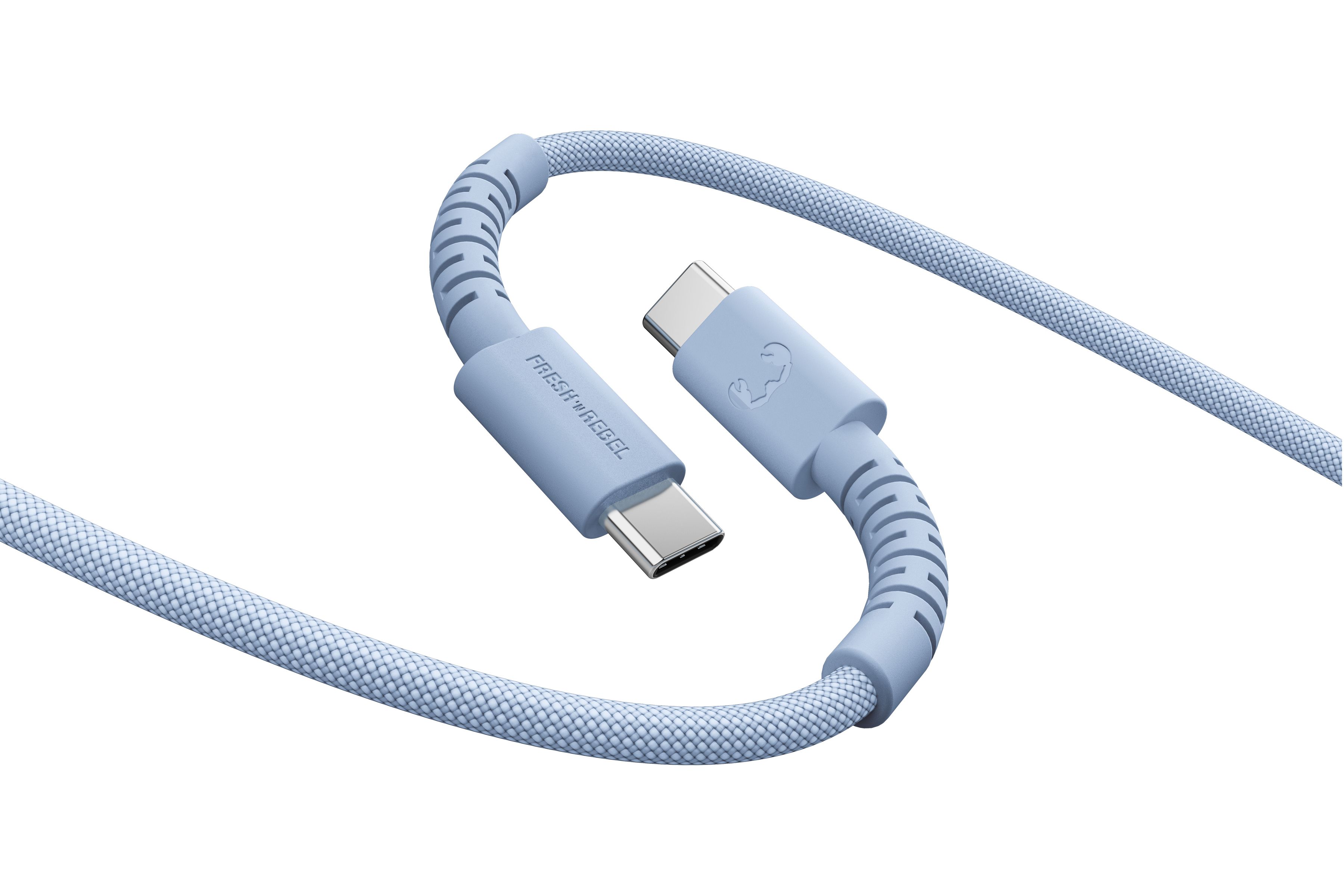Fresh 'n Rebel USB-C to USB-C Vivid Blue