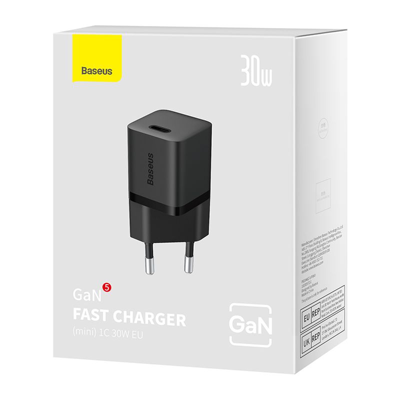 Baseus GaN5 Mini Charger 30W Black