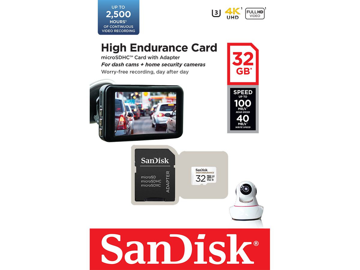 SanDisk microSDHC High Endurance 32GB