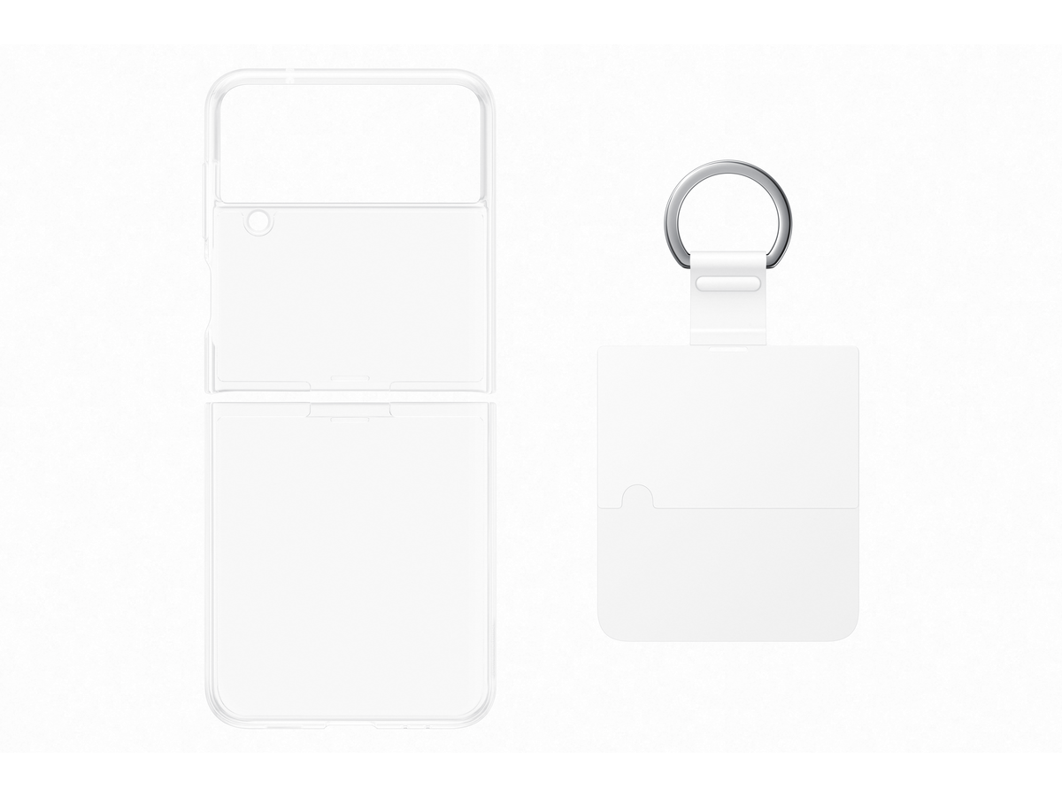 Samsung Flip4 5G Clear Cover with Ring Transparent