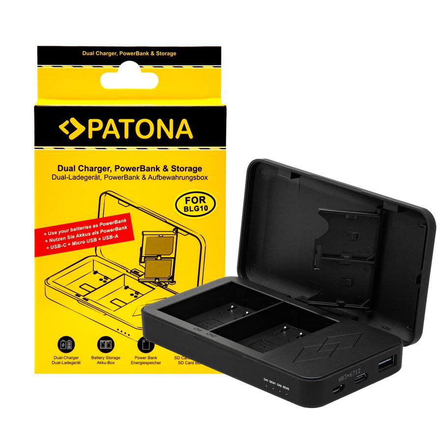 Patona Dual Ladegerät BLG10 Powerbank