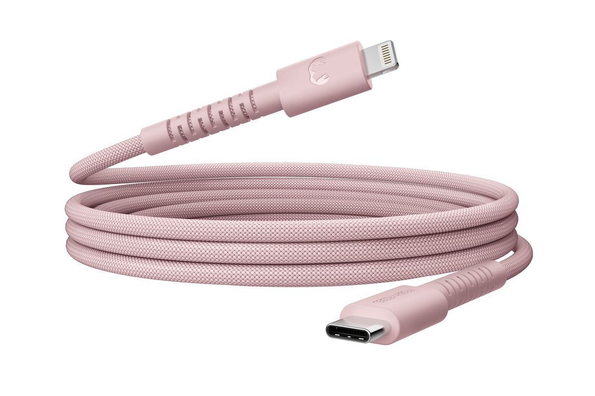 Fresh 'n Rebel USB-C to Lightning Pink