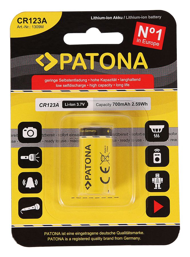 Patona Batterie CR123A