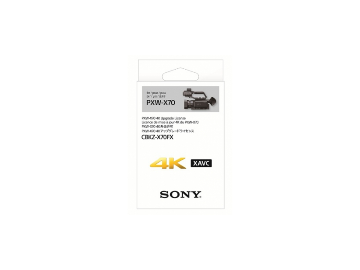 Sony 4K upgrade for PXW-X70 HD