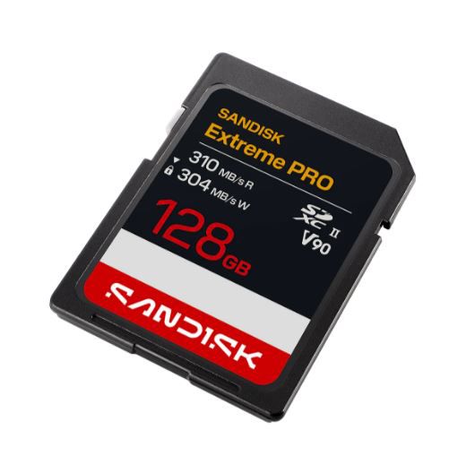 SANDISK Extreme PRO 310MB/s SDXC 128GB