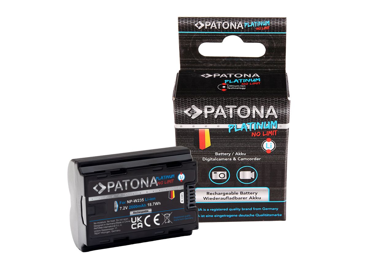 Patona Platinum Akku Fuji NP-W235