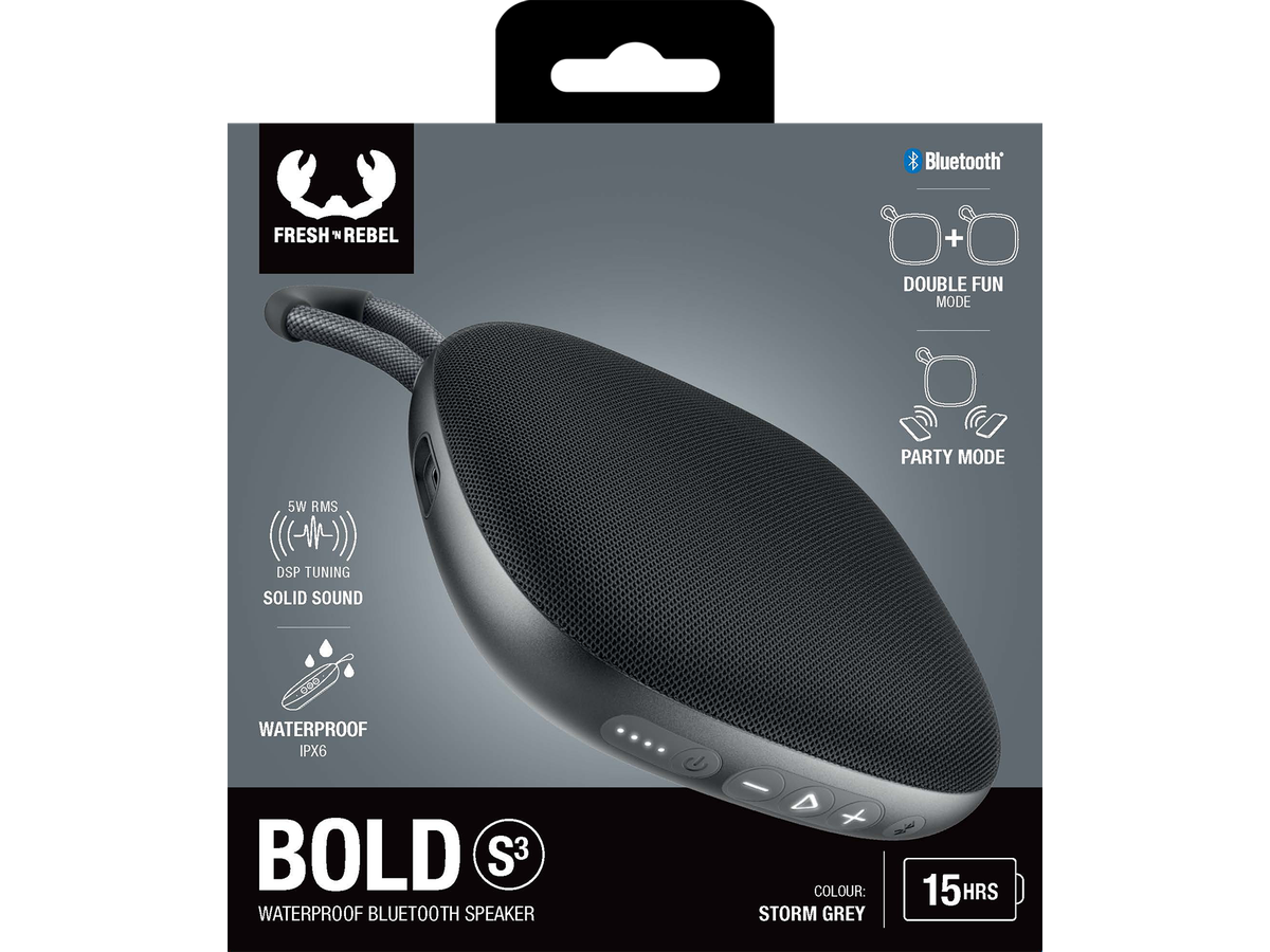 Fresh 'n Rebel Rockbox Bold S3 StormGrey