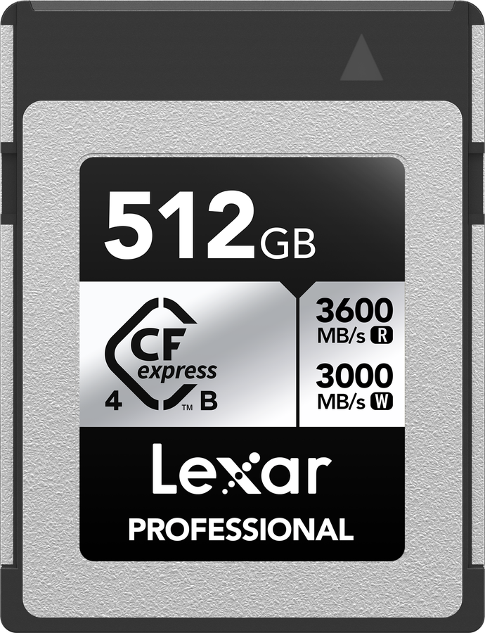Lexar 3600MB/s CFexpress4.0 512GB Silver