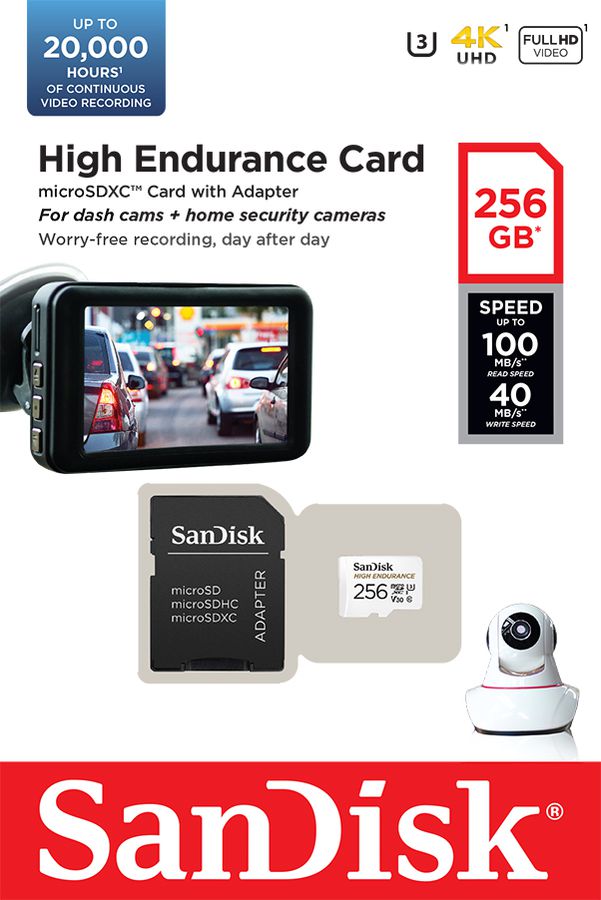 SanDisk microSDXC High Endurance 256GB
