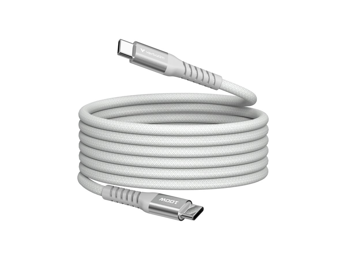 Verbatim Magnetic Cable USB-C 100W Grey