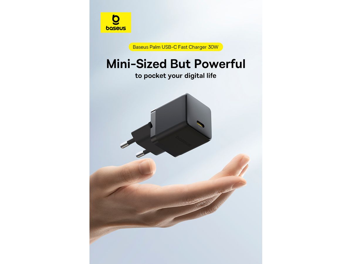 Baseus Palm Fastcharger 1C 30W Bl.