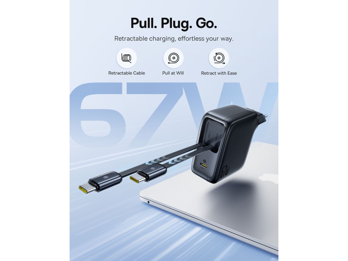 Baseus EnerCore Fastch.67W 2 Retr.Cab.