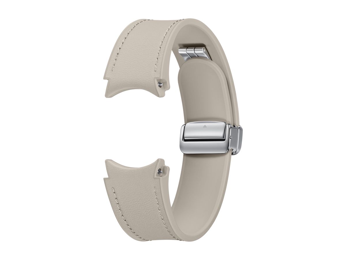 Samsung D-Buckle Hybrid Eco-Leather M/L Watch6|5|4 Etoupe