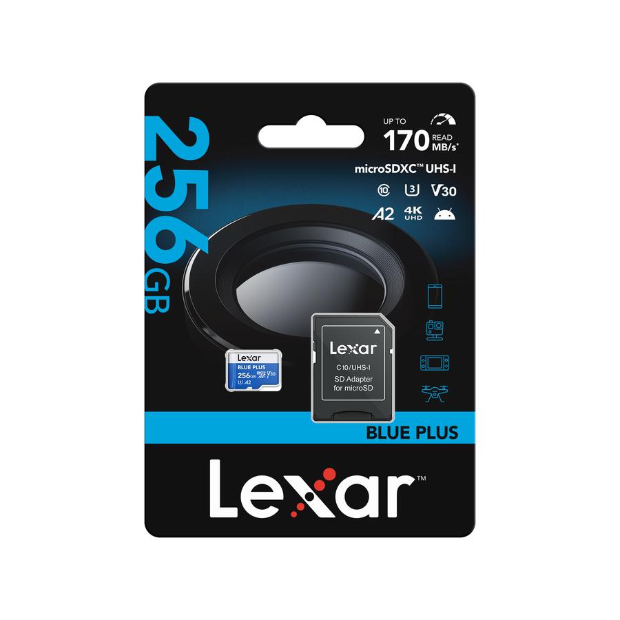 Lexar microSDXC 100MB/s Blue Plus 256GB