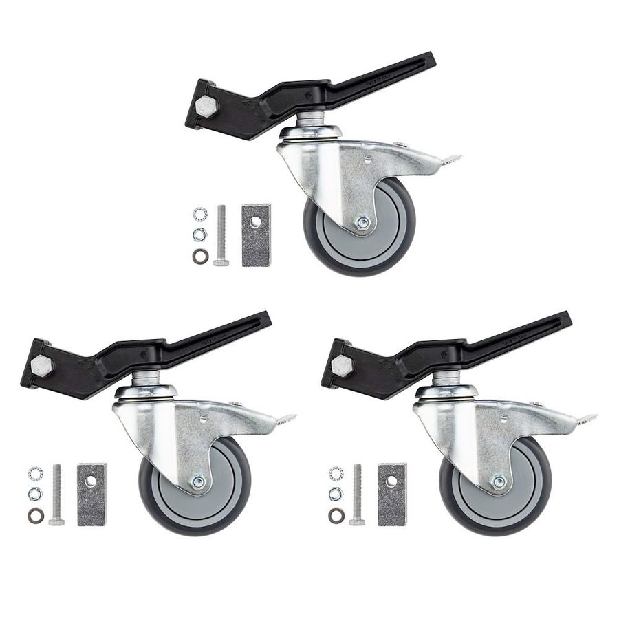 Avenger Wheel Set 3 w/Brakes Black