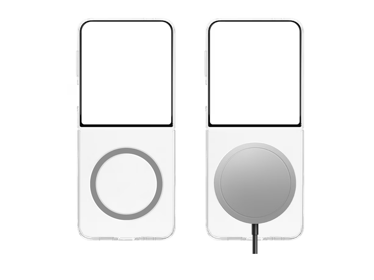 Samsung Flip 7 Clear Magnet Case