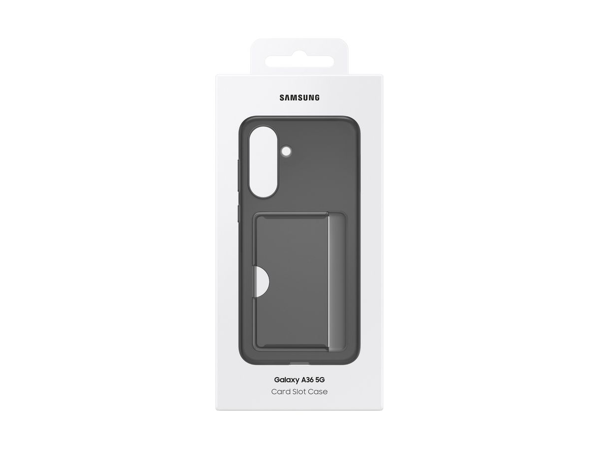 Samsung A36 Card Slot Case Black