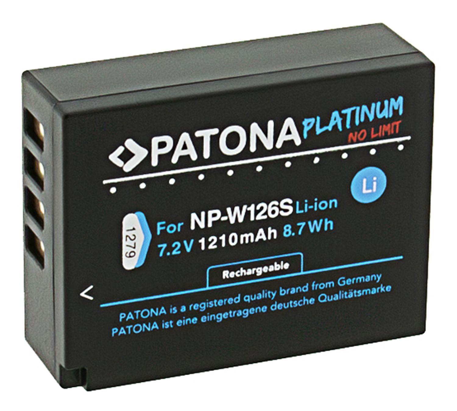 Patona Platinum Batterie Fuji NP-W126S