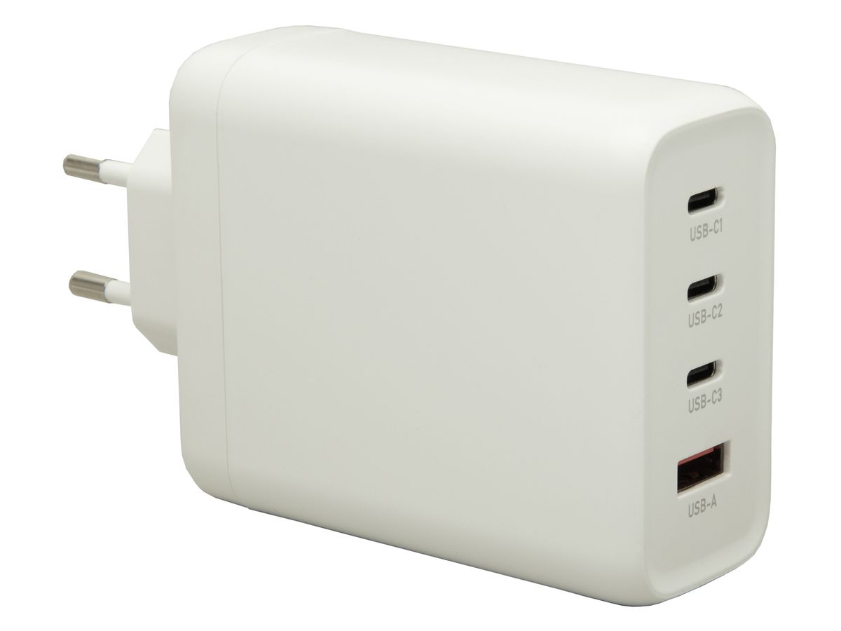 Patona GAN PD 140W 3xUSB-C 1xUSB-A white
