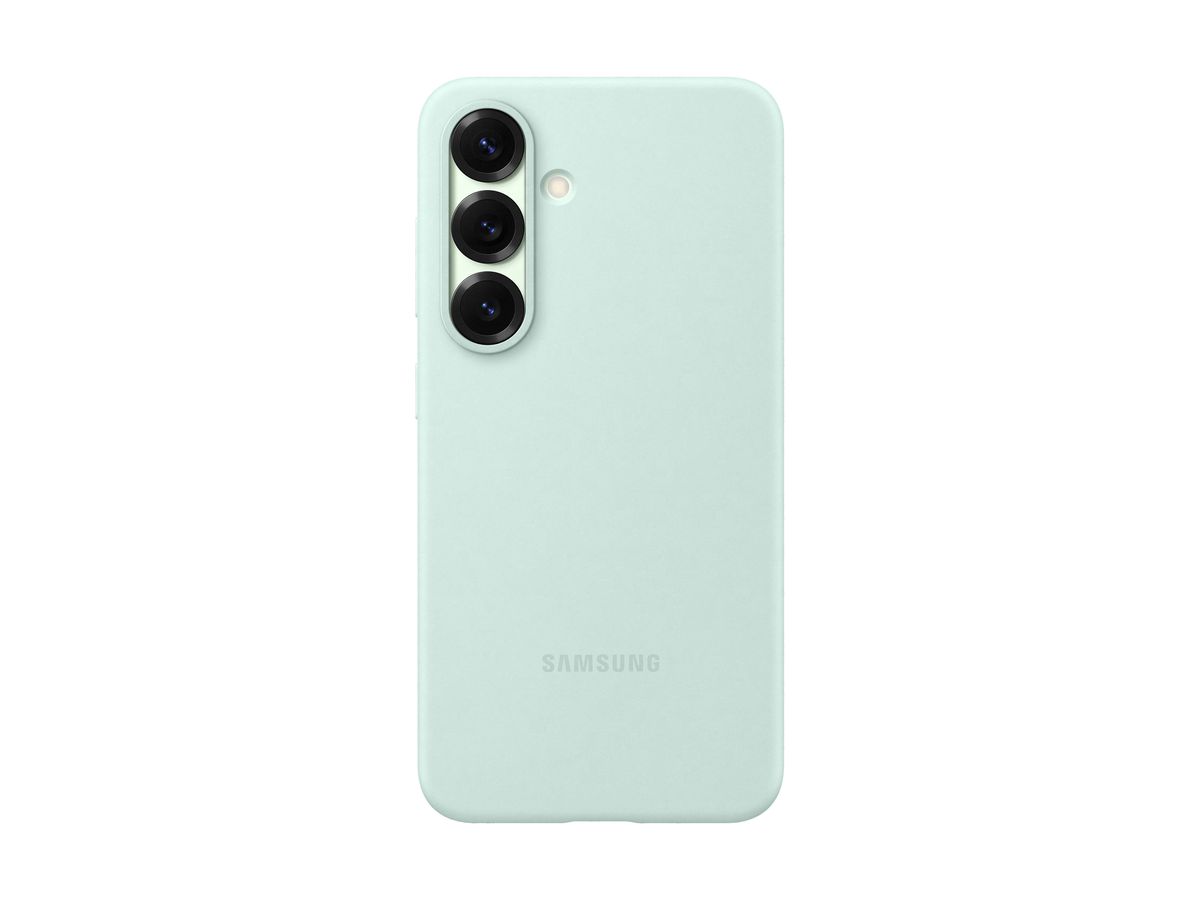 Samsung S25 Silicone Case Mint
