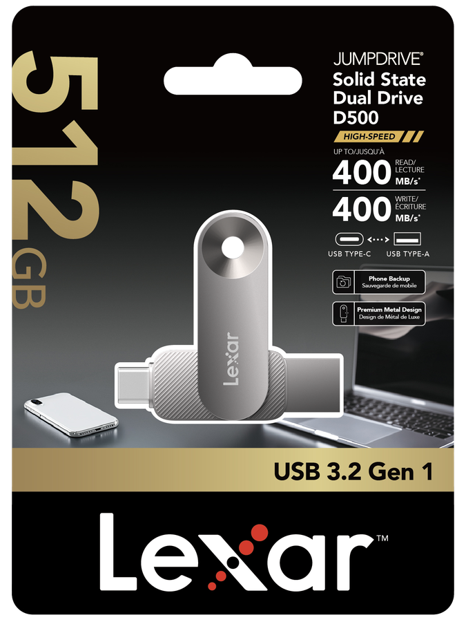 Lexar Dual Drive USB 3.2 512GB