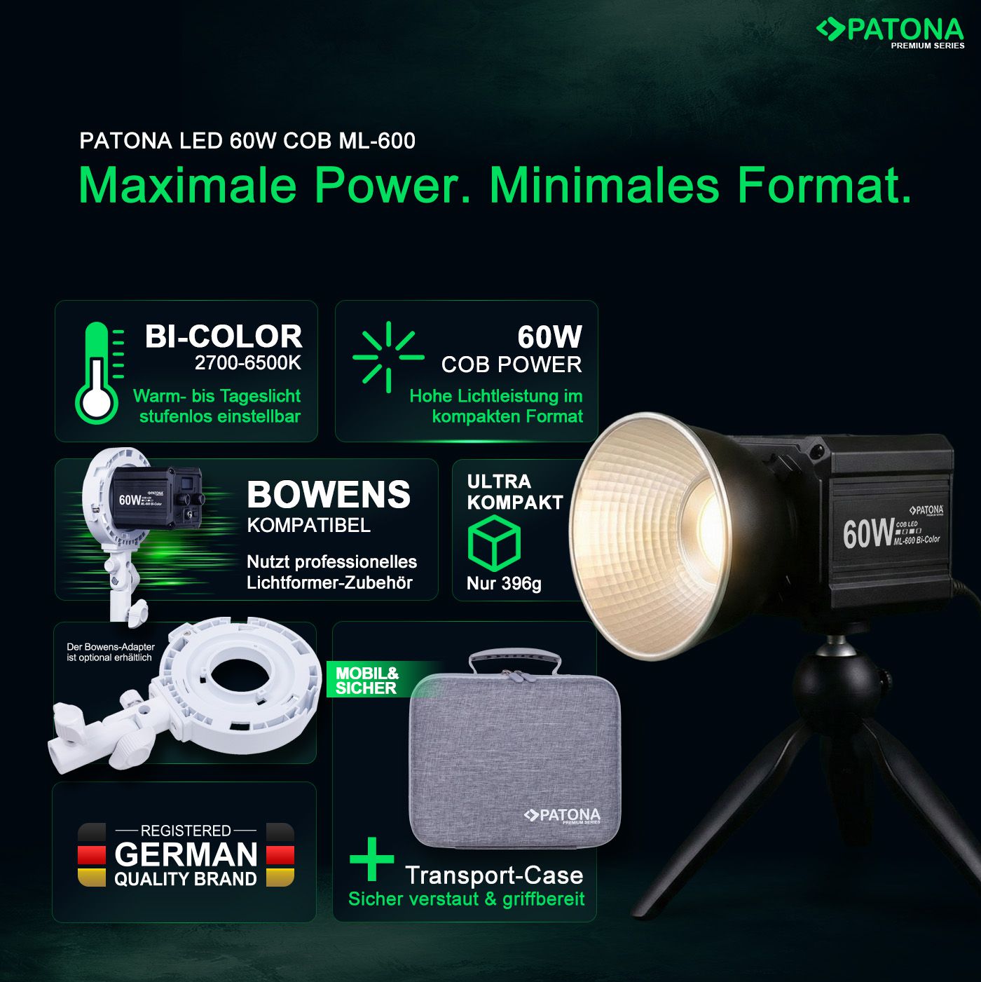 Patona Premium LED 60W COB ML-600