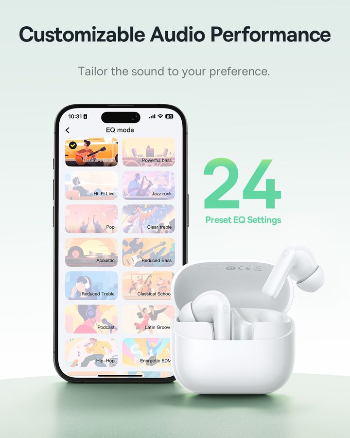 Baseus Bass BP1 NC InEar TWS Earbuds Wh