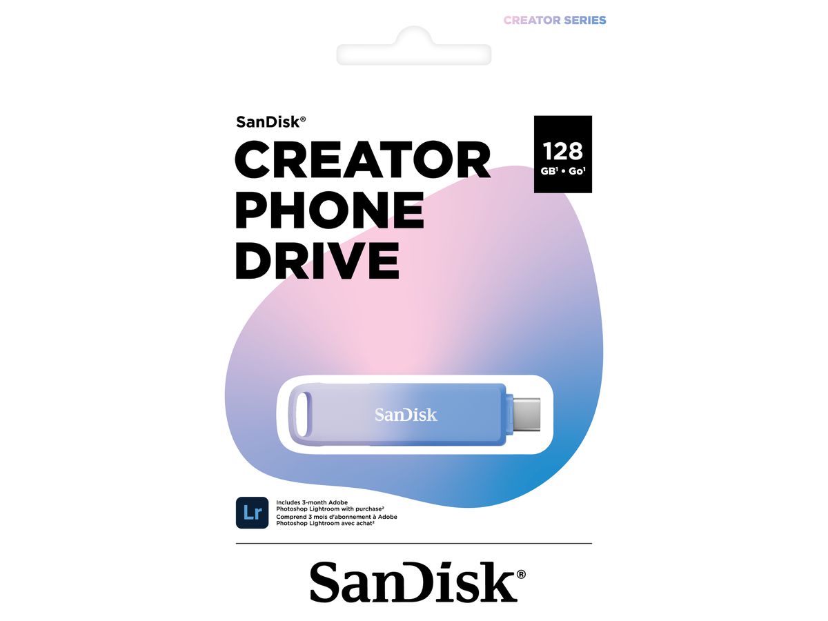 SanDisk Creator Phone Drive USB-C 128GB