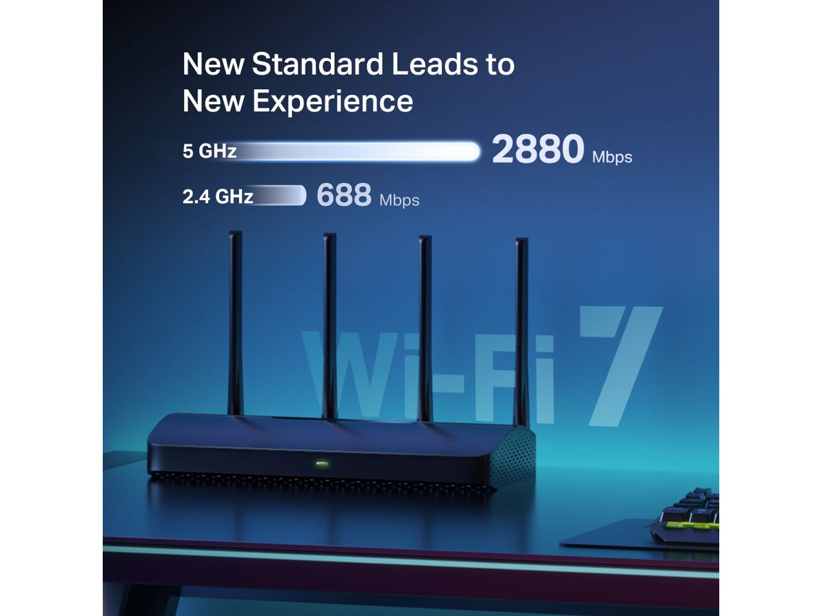 Mercusys BE3600 Dual-Band Wi-Fi 7 Router