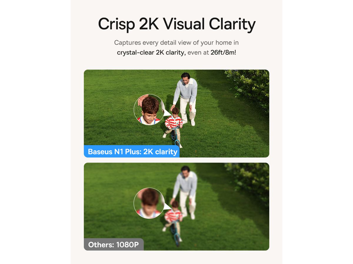 Baseus N1+ Outdoor Camera 2K