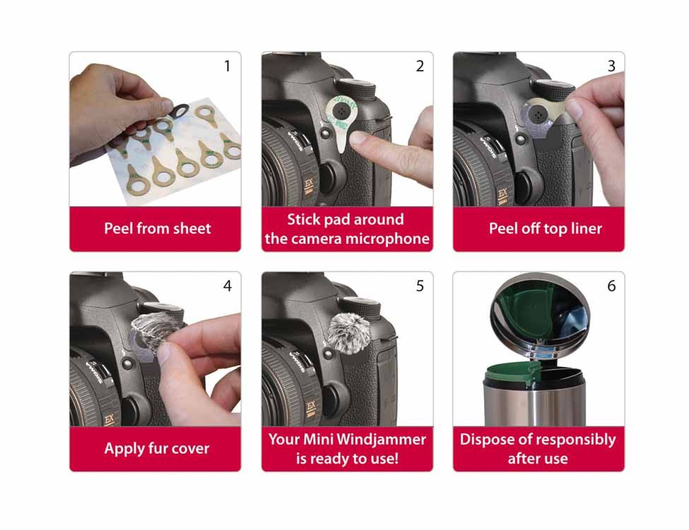 Rycote Micro Windjammer, 30 Uses