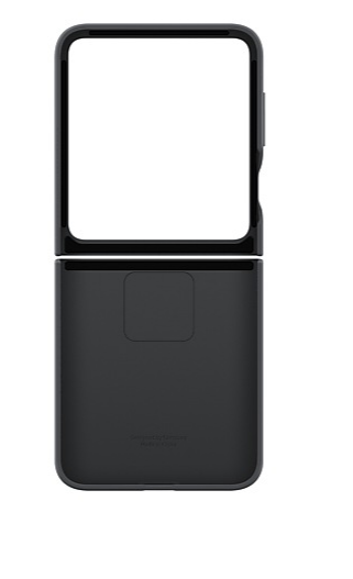 Samsung Z Flip 7 FE Silicone Case Black