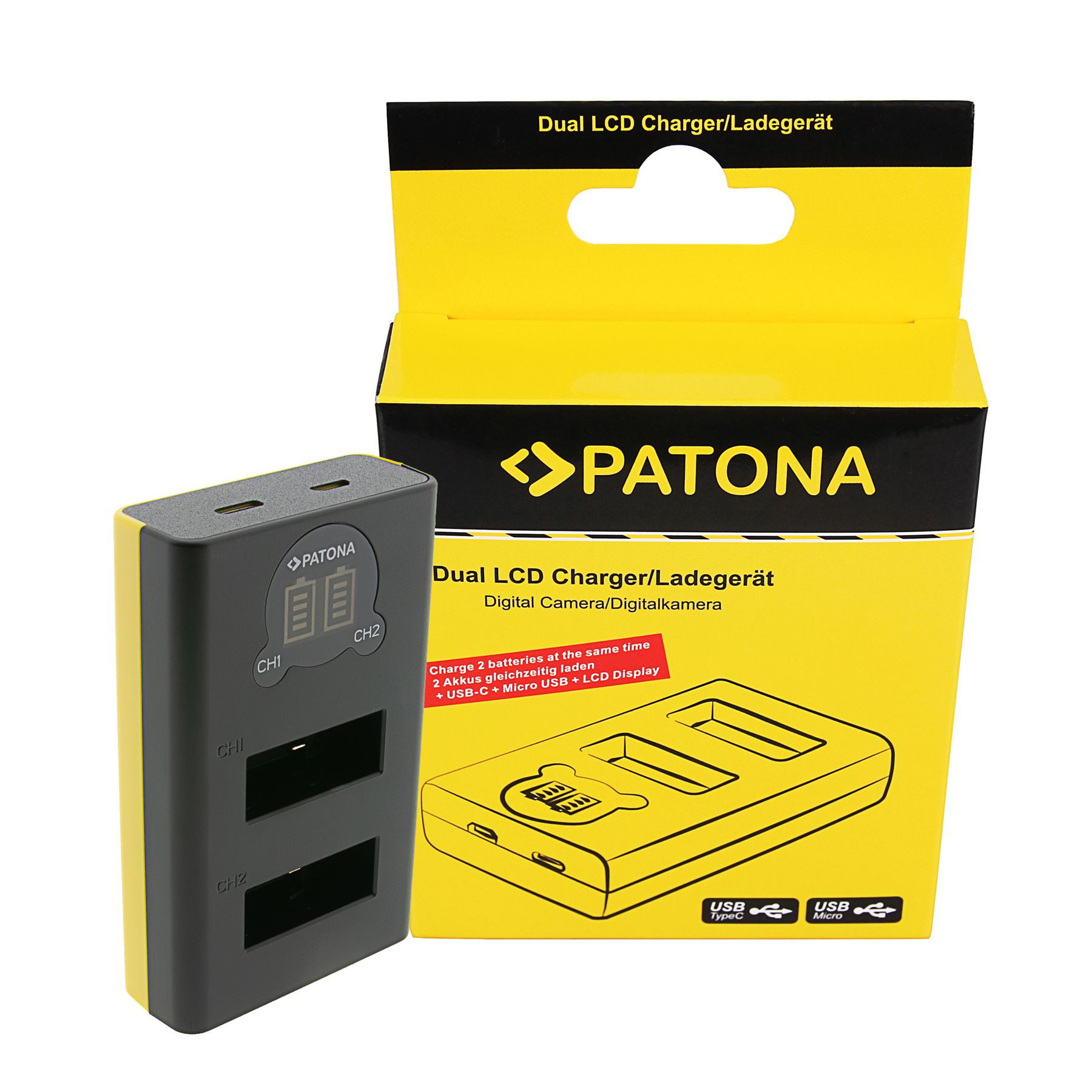Patona Dual USB Charger GoPro Max 2