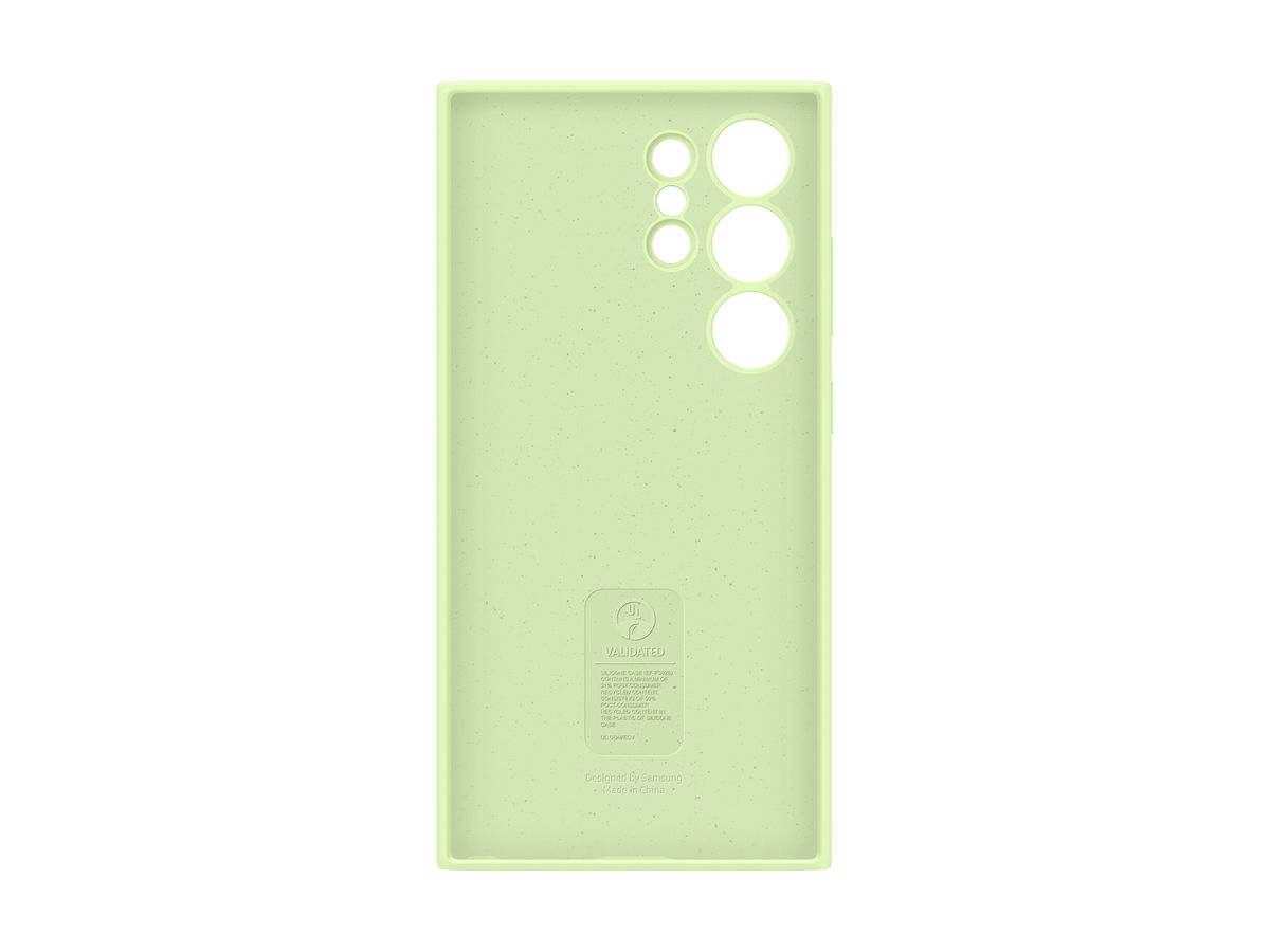 Samsung S24 Ultra Silicone Case Green