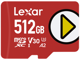 Lexar micro SDXC PLAY 205MB/s 512GB