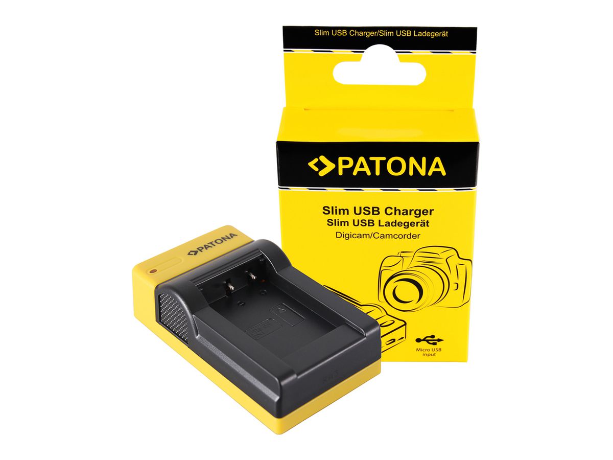 Patona Slim Micro-USB Ladegerät NP-BX1