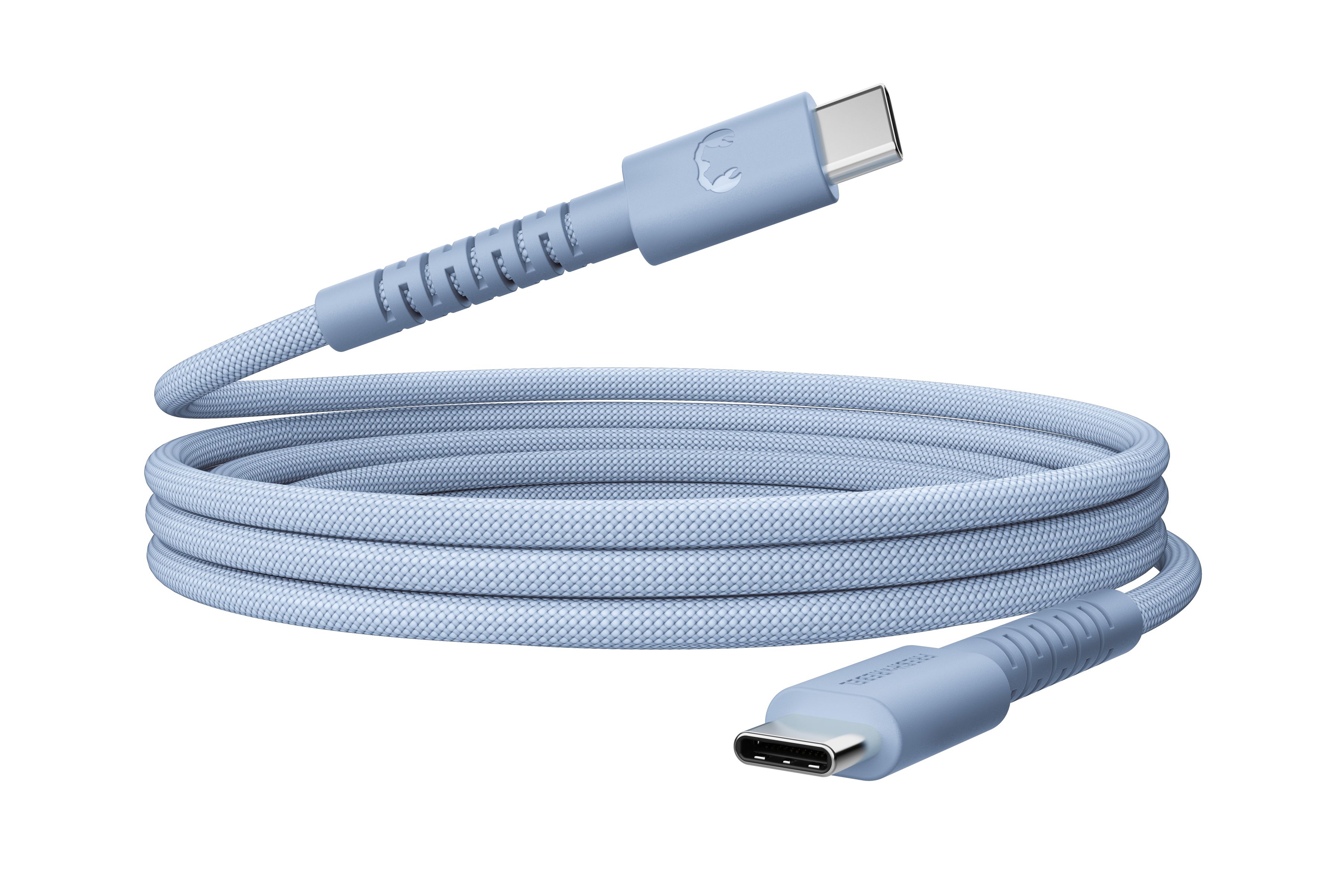 Fresh 'n Rebel USB-C to USB-C Vivid Blue
