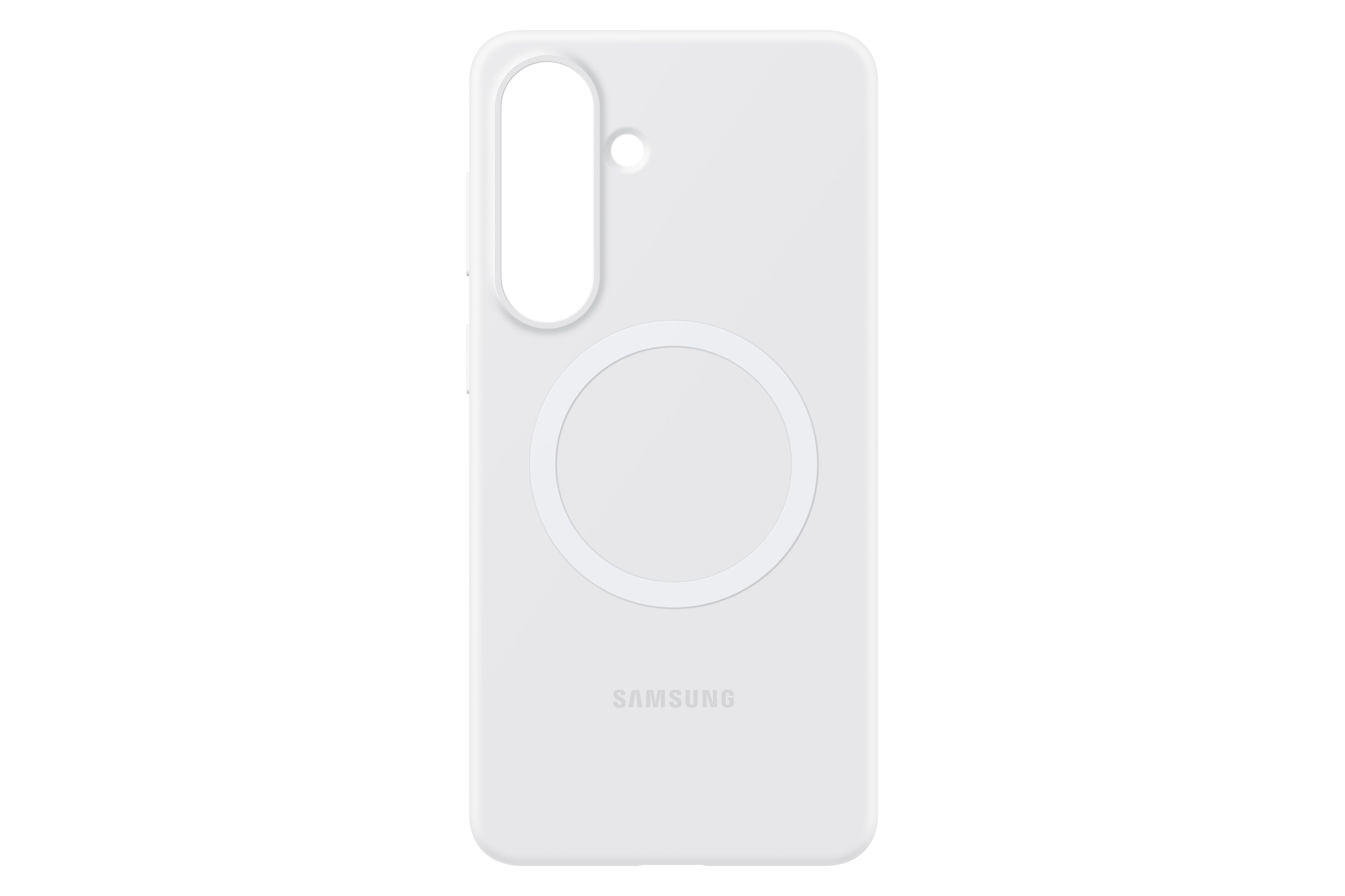 Samsung S26+ Silicone Magnet Case White