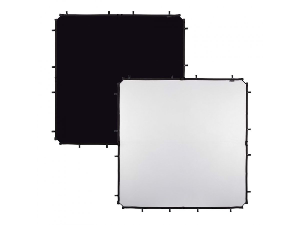 Manfrotto SkyRapid Fab 1.5x1.5m Blk/Wht
